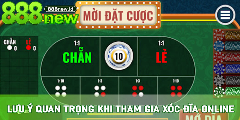 Lưu ý quan trọng khi tham gia Xóc Đĩa Online